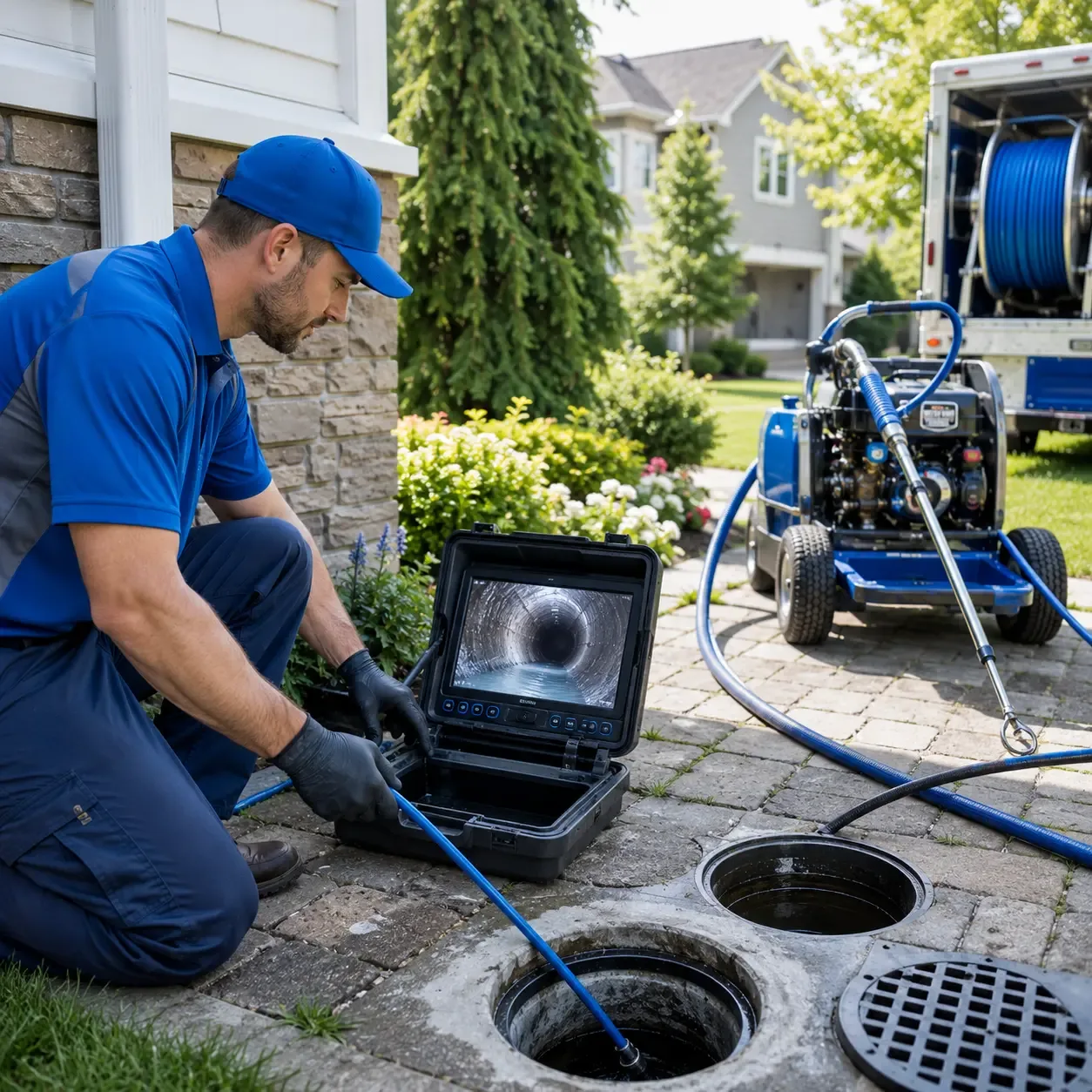 Outdoor drain cleaning professionals serving Cambridgeport, VT